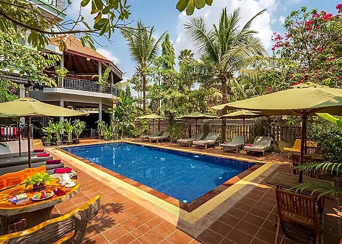 Reveal Courtyard In Reveal Angkor Hotel Siem Reap