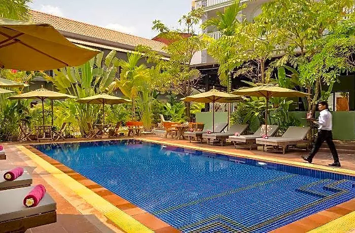 Reveal Courtyard In Reveal Angkor Hotel