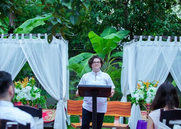 Reveal Courtyard In Reveal Angkor Hotel Siem Reap