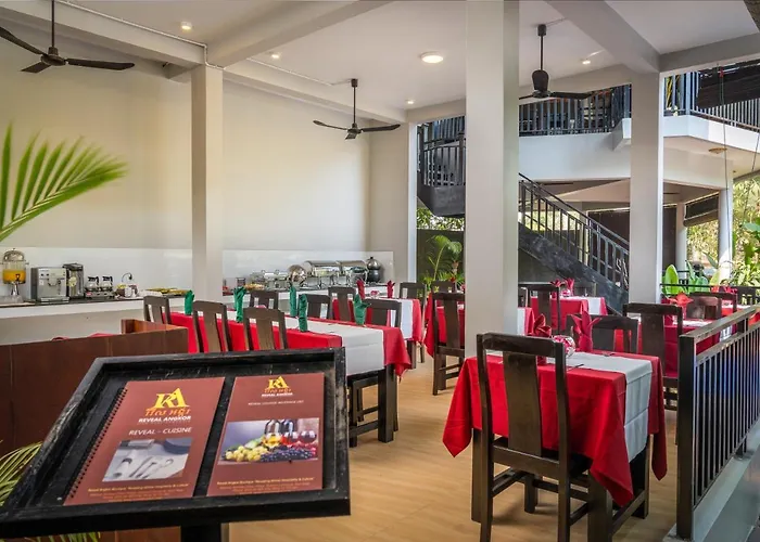 Hotel Reveal Courtyard In Reveal Angkor