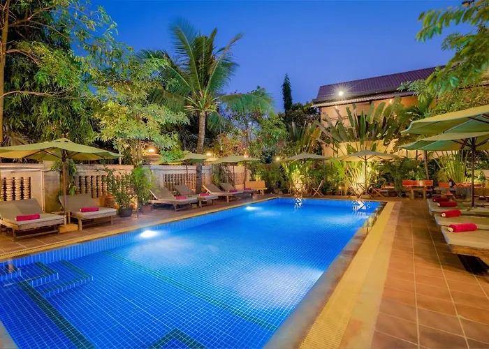 Reveal Courtyard In Reveal Angkor Hotel Siem Reap